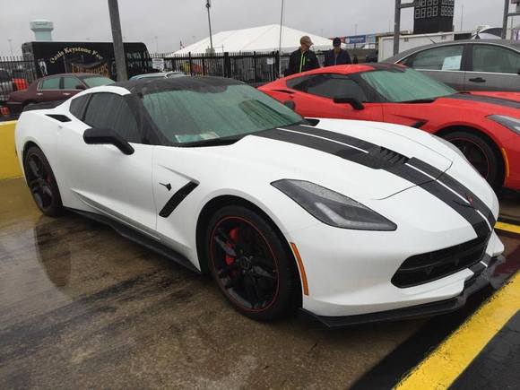 Corvettes do not melt in the rain!