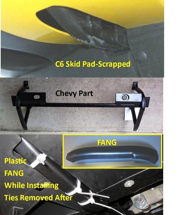 Put plastic FANGS on my 2014 C7 and the Grand Sport.  Hit them twice going into a mall in the C7 and no damage.