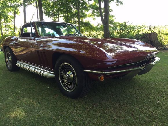 65 Coupe 327/350 4 speed 3:70
Just purchased June 30