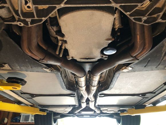 Long tube header 3” X pipe no cats