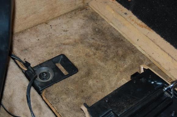 Did a dog pi$$ on the rear cargo area?