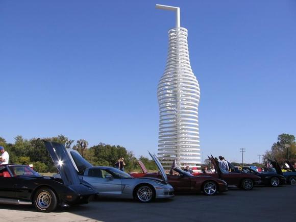 Route 66 Corvette Show at Pop's in Arcadia, OK