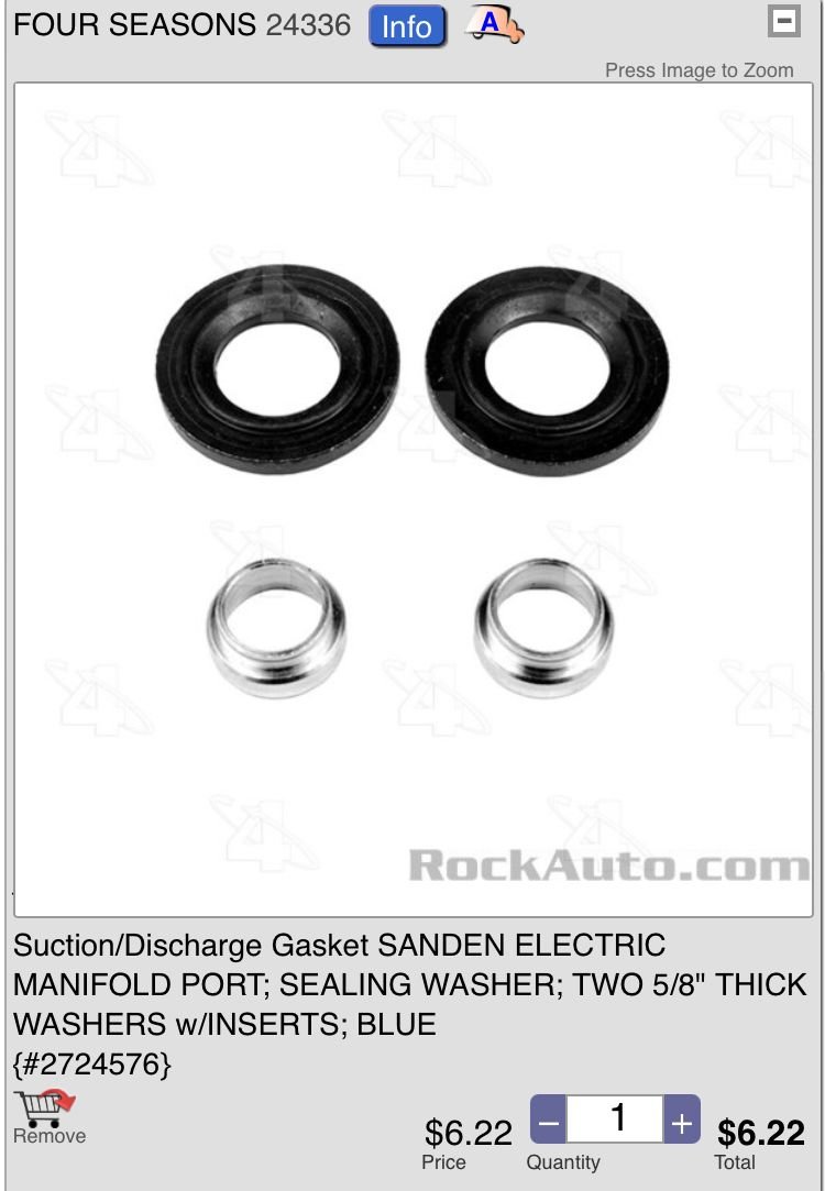 81 AC compressor orings CorvetteForum Chevrolet Corvette Forum