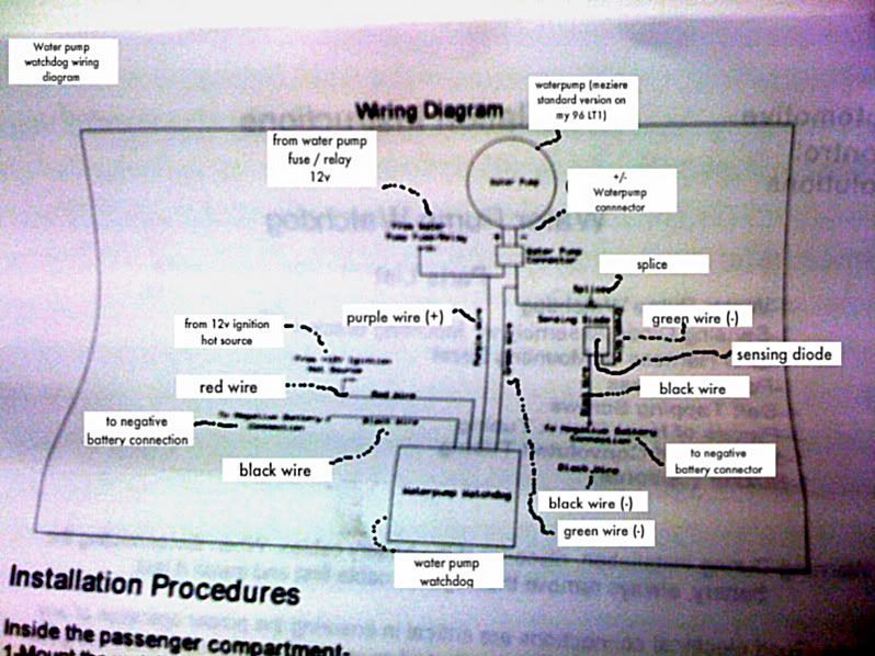 Electric Waterpump Failure Alarm "Watchdog" Diagram - CorvetteForum