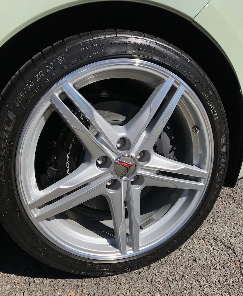 Q9Y - machine face sterling silver - painted forged aluminum wheels ...