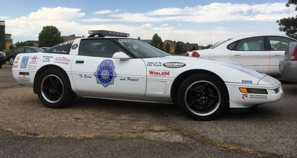 Denver Police Corvette