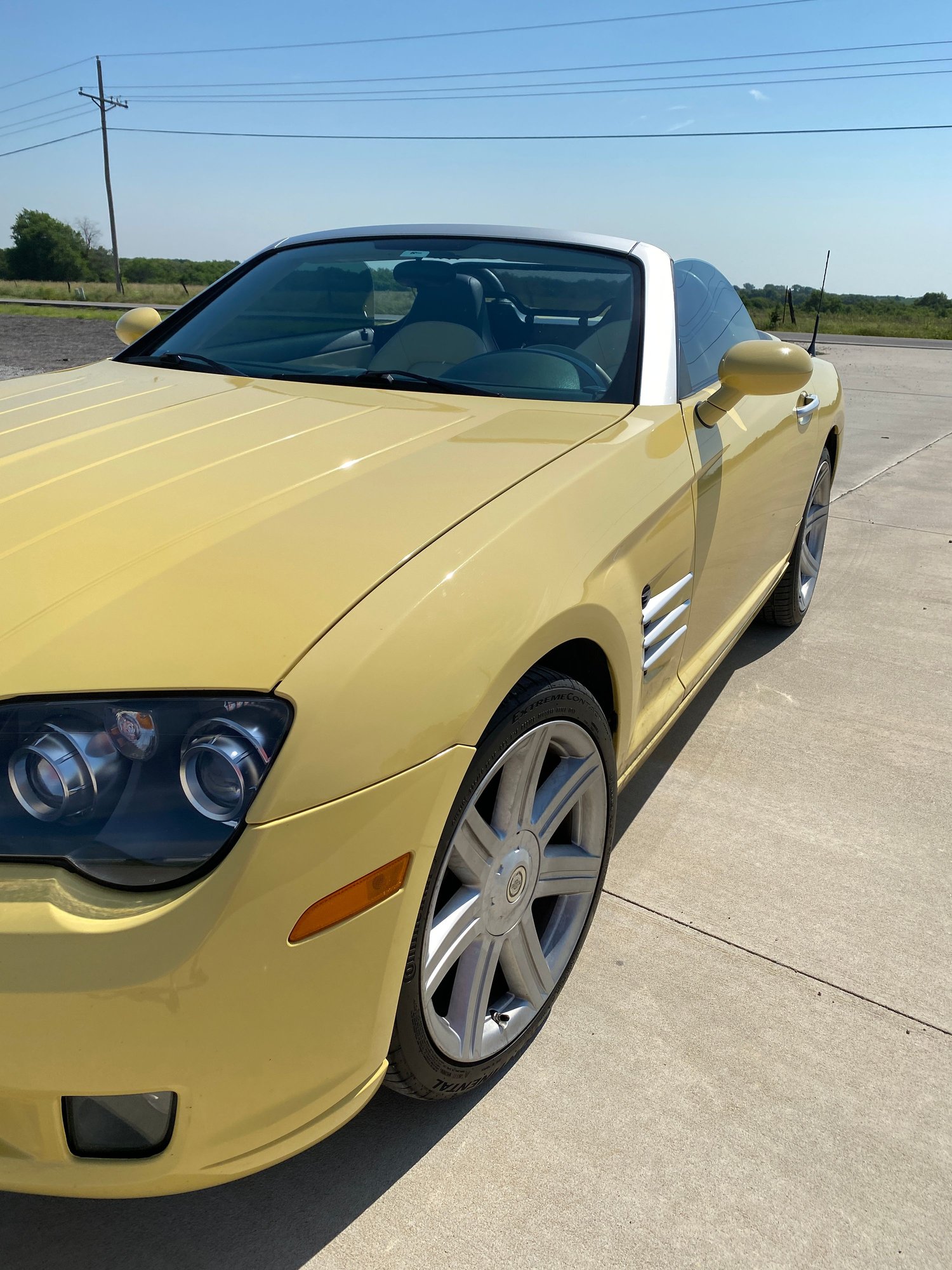 2005 Chrysler Crossfire - Dan's Sunday Fun day car! - Used - VIN 1c3an65l55x049290 - 103,800 Miles - 6 cyl - 2WD - Automatic - Convertible - Yellow - Houston, TX 77095, United States