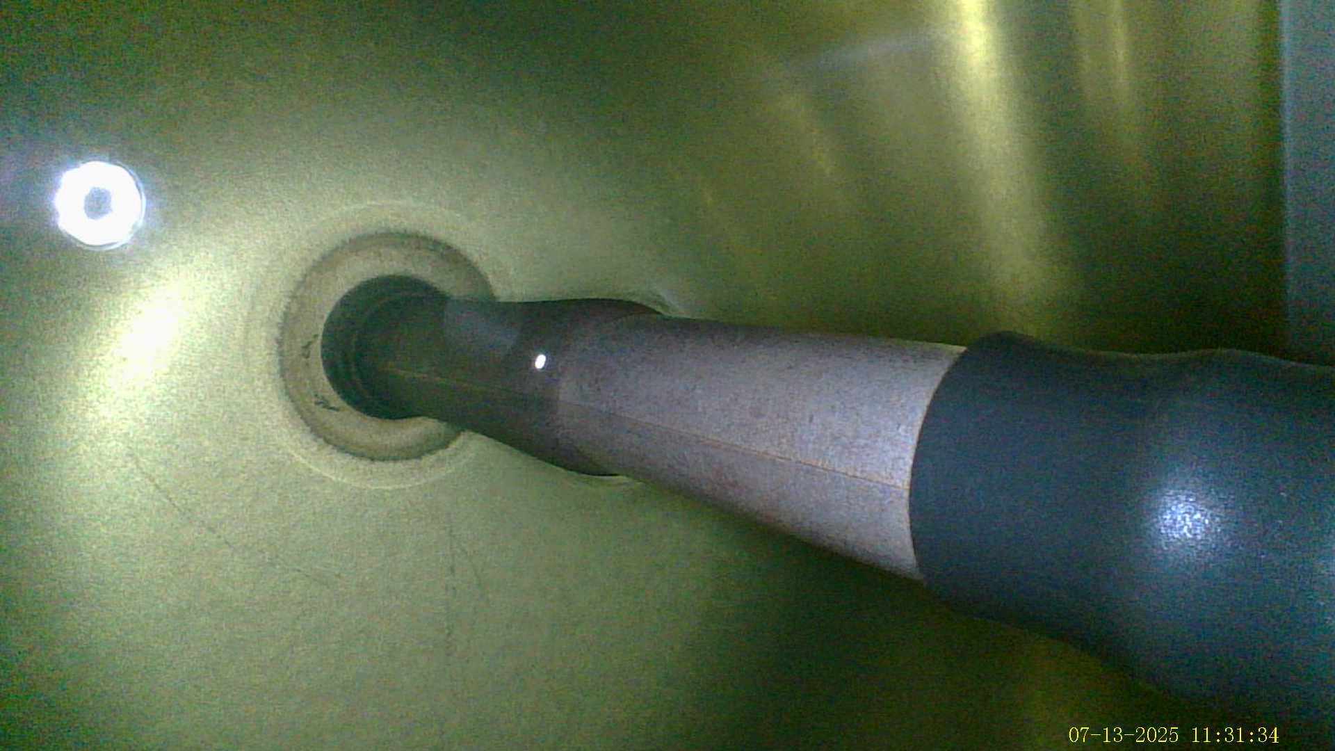 More gas and possible the overfill going down