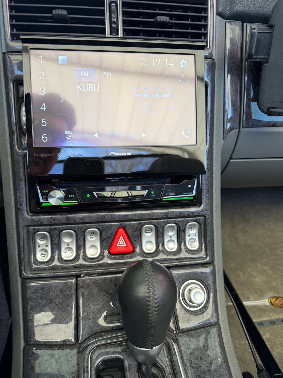 New Panasonic head unit, screen open