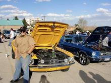 The first time she has actually placed at a car show... She lost to the 67 next to her, (which was professionally restored, and Christine is still &quot;a work in progress&quot;)