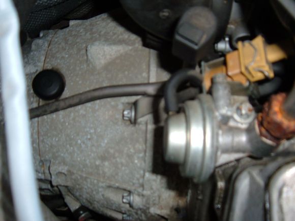 My 14 Torx and drive either with or without extension was hitting the transmission tube :(