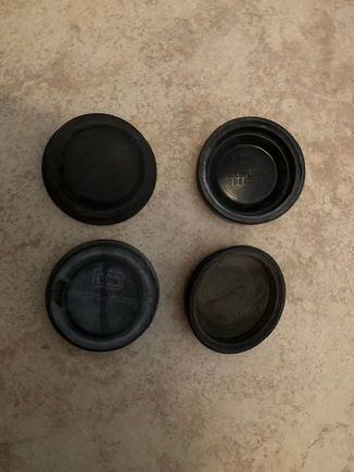 Headlight dust caps