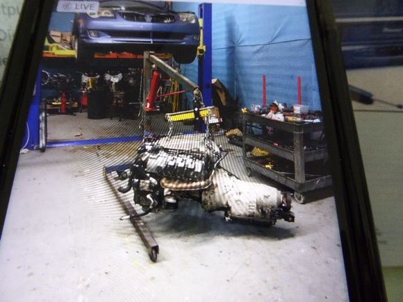 engine and tranny ready toi go back in