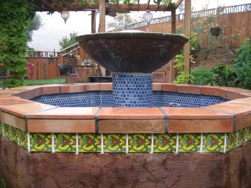 We constructed the fountain ca... photo by drdon on Garden Showcase