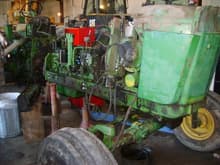 John Deere 4320 student brought in to go from front to back