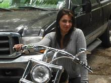 sam on my bike