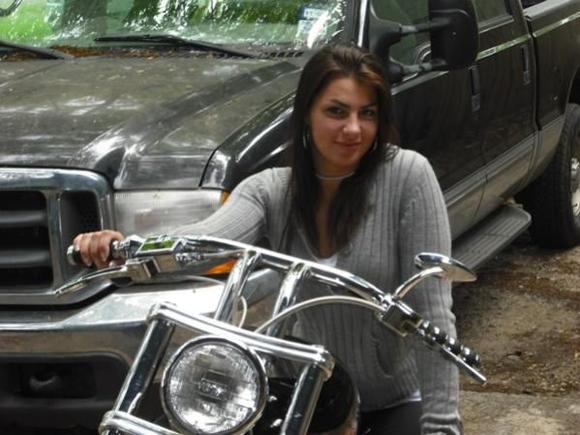 sam on my bike
