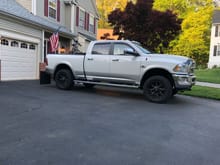 2014 Ram 3500 wHell Bent level kit and Custom Offset wheels and tires