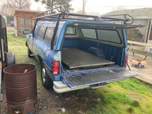 Thinking I may change out to a different lumber rack that allows for fork lift loading. They sell them in town here at Truck Rack Accessories in Portland.