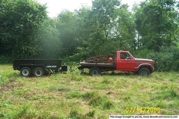 31956ford and dump trailer
