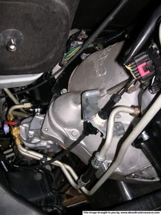 Tranny T in hot line installed