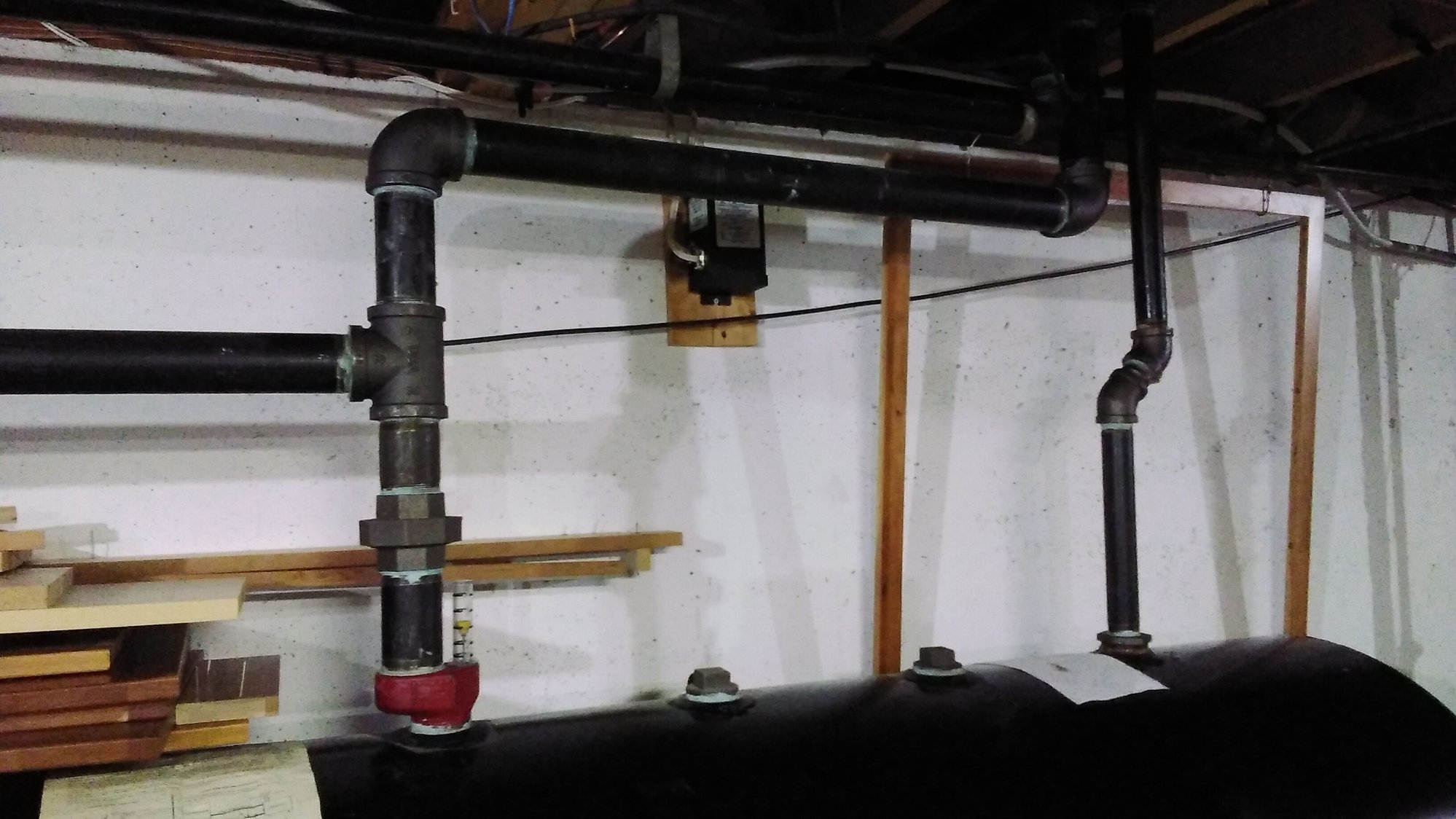 Leaking black iron oil tank fill pipe Community Forums