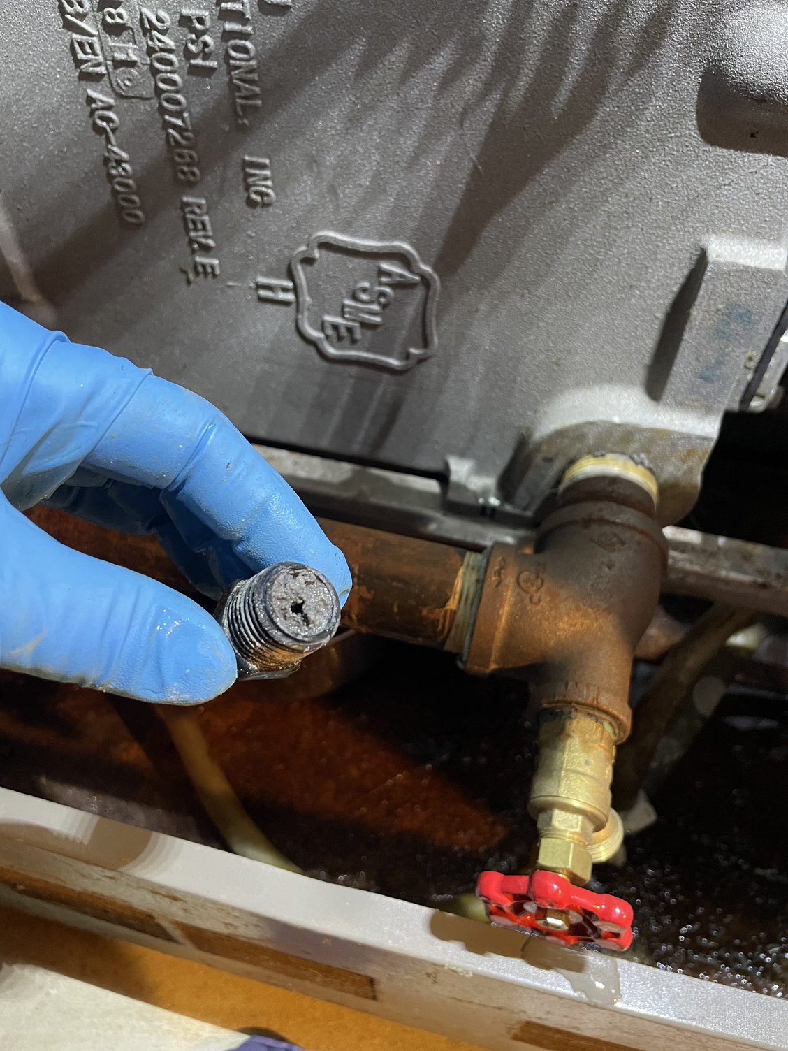 Condensate drain plugged on Lennox boiler - DoItYourself.com Community ...