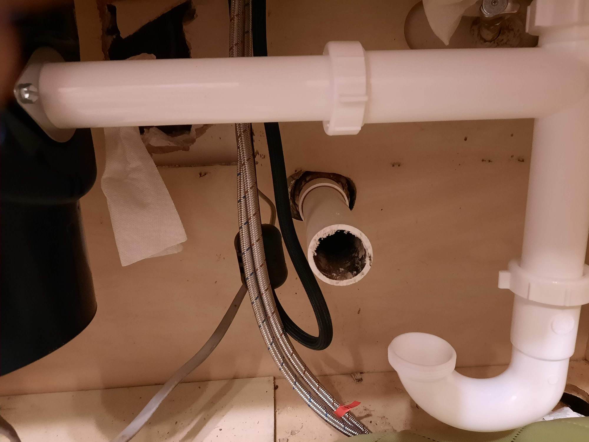 Help configuring under sink plumbing - DoItYourself.com Community Forums