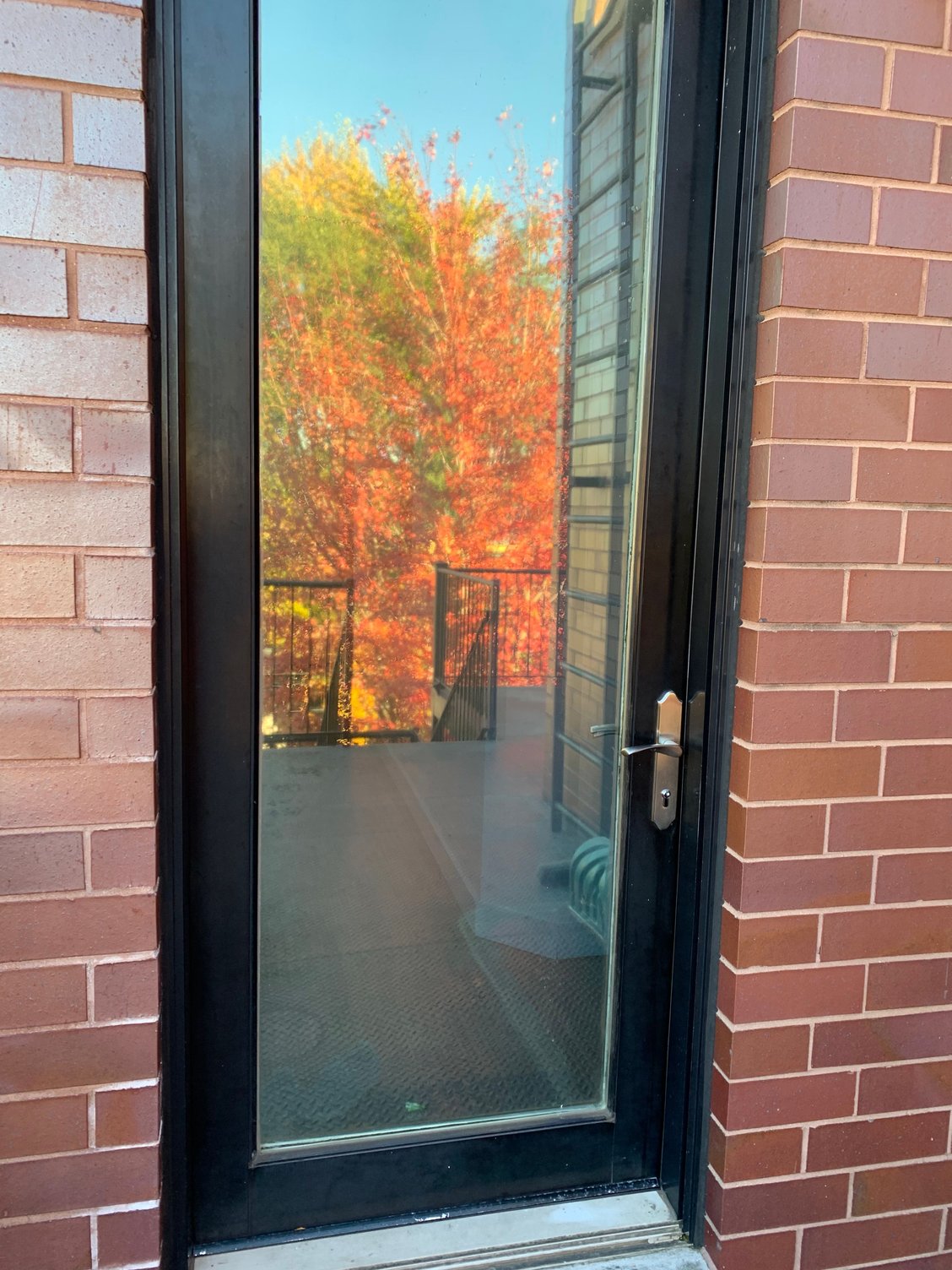 Storm door on metal door frame Community Forums