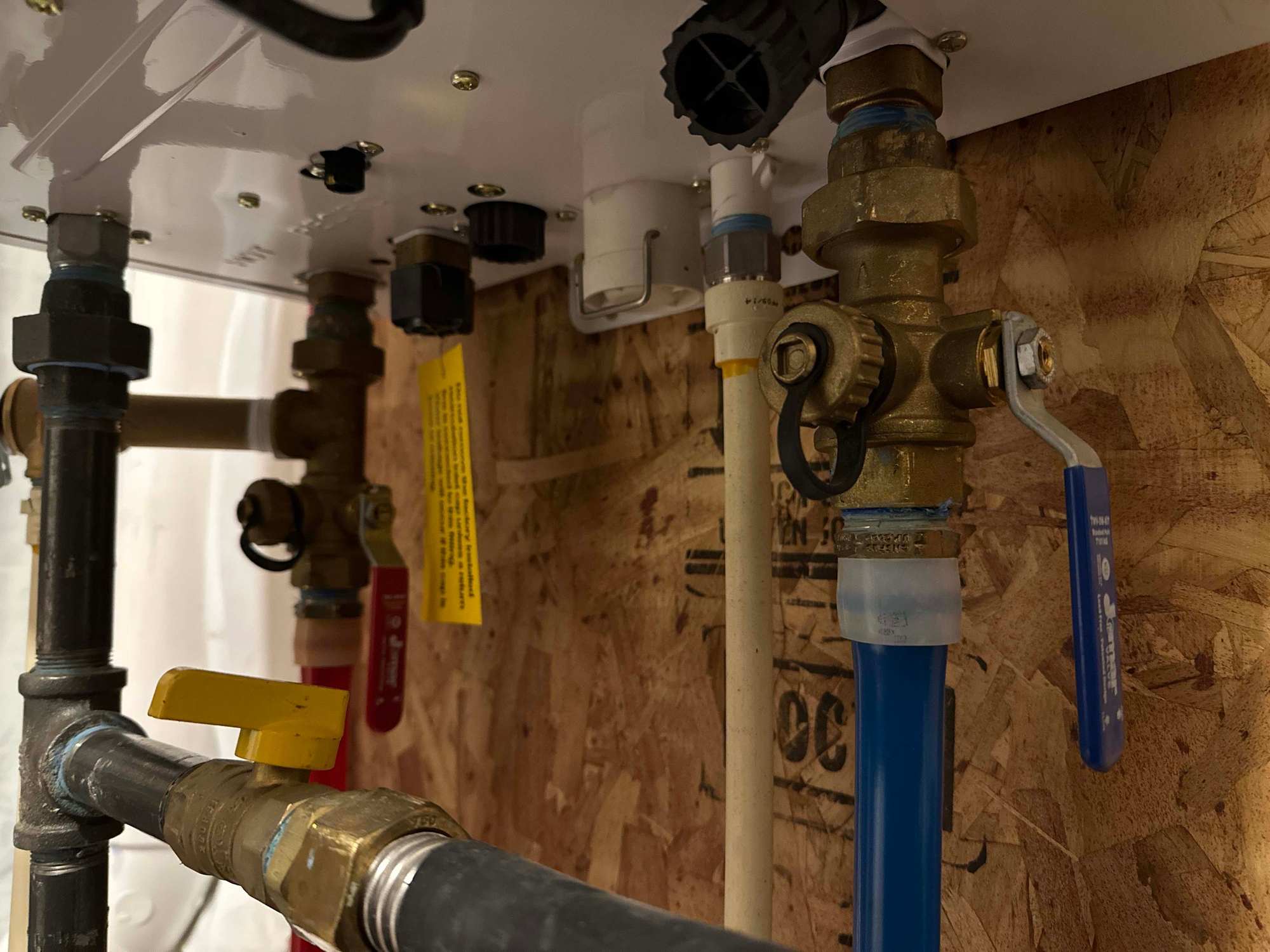 tankless isolation valve missing drain valve