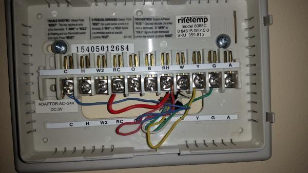 Programmable Thermostat Wiring Diagram Honeywell Smart Color