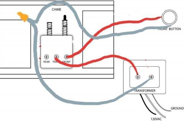 doorbell transformer failure causes diagram