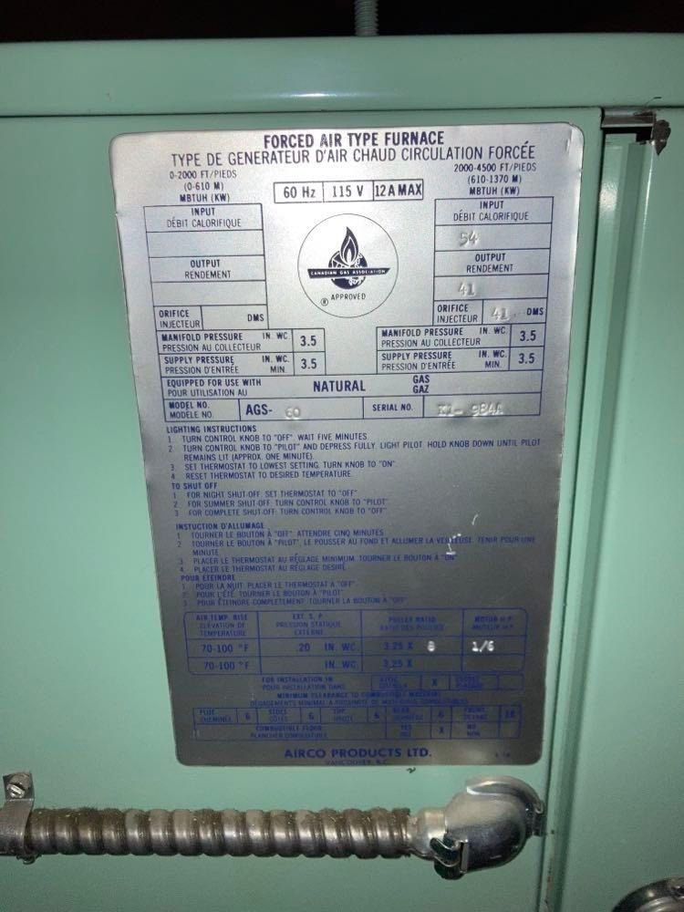 Old Airco Furnace Pilot Keeps Going Out Community Forums