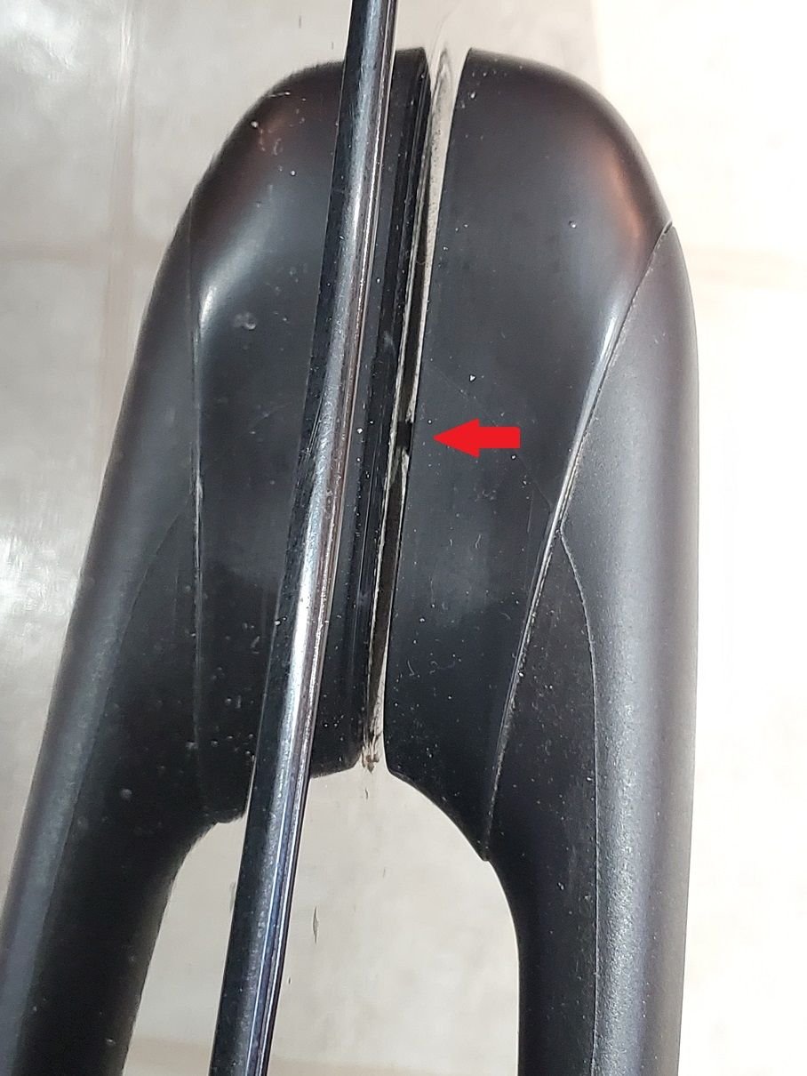 Maytag lower freezer door handle is loose Community