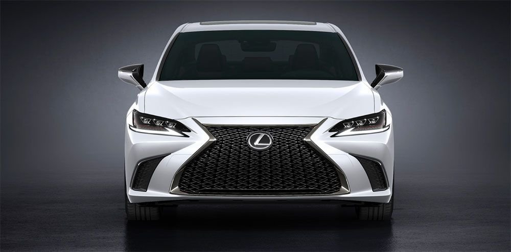 (The F Sports front design is different but not peacocky. Both standard bi-LED headlights and optional triple-beam LED headlights are available. Photo credit: Lexus)