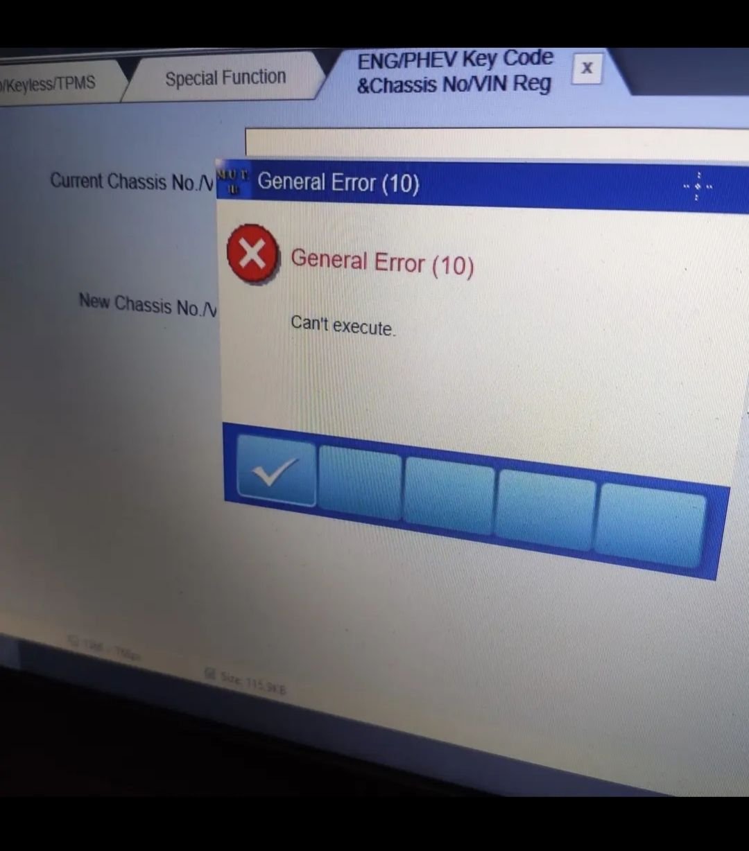 General error