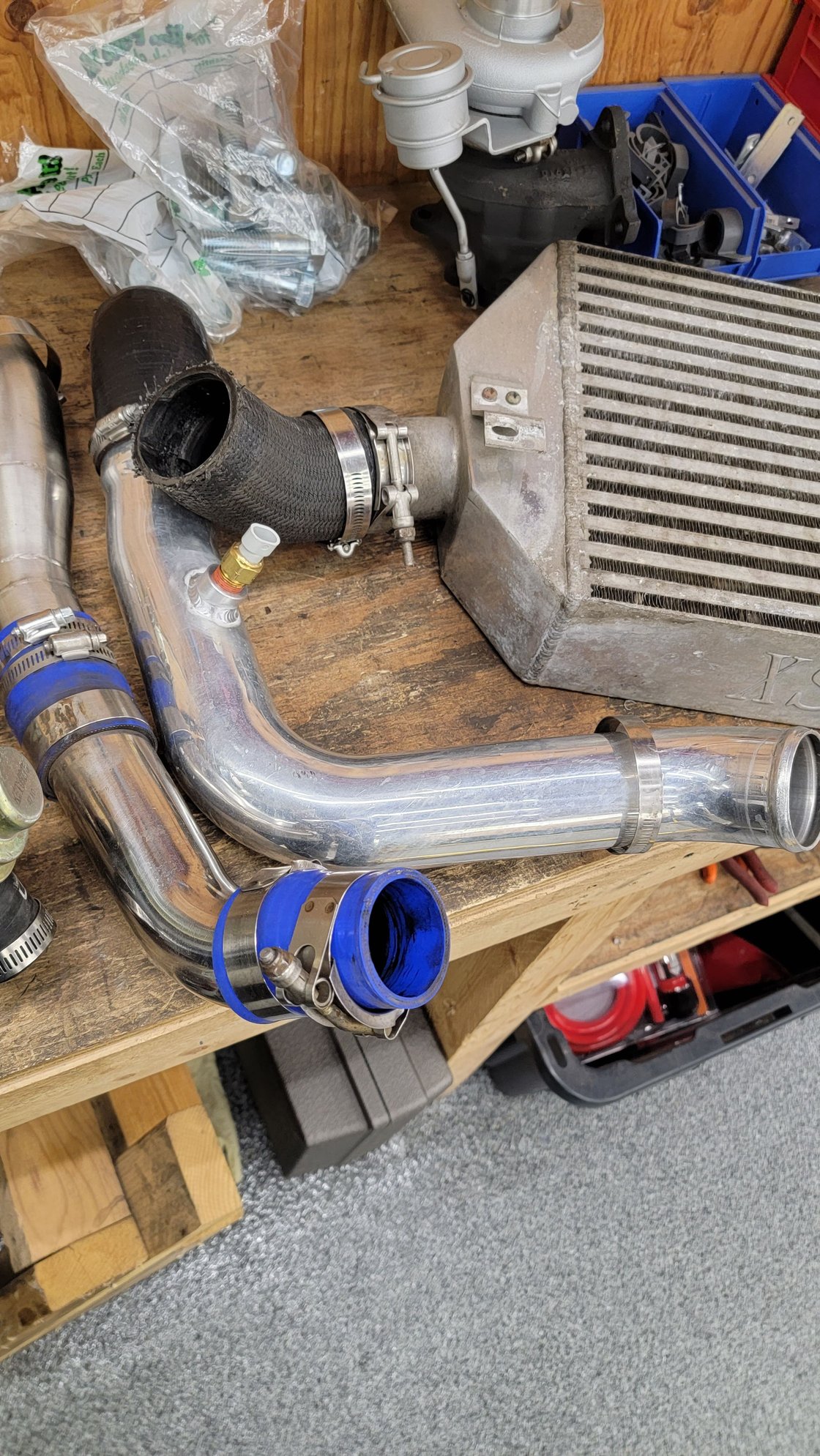 Engine - Intake/Fuel - Evo 8 FMIC kit speed density ready - Used - 0  All Models - Janesville, WI 53545, United States