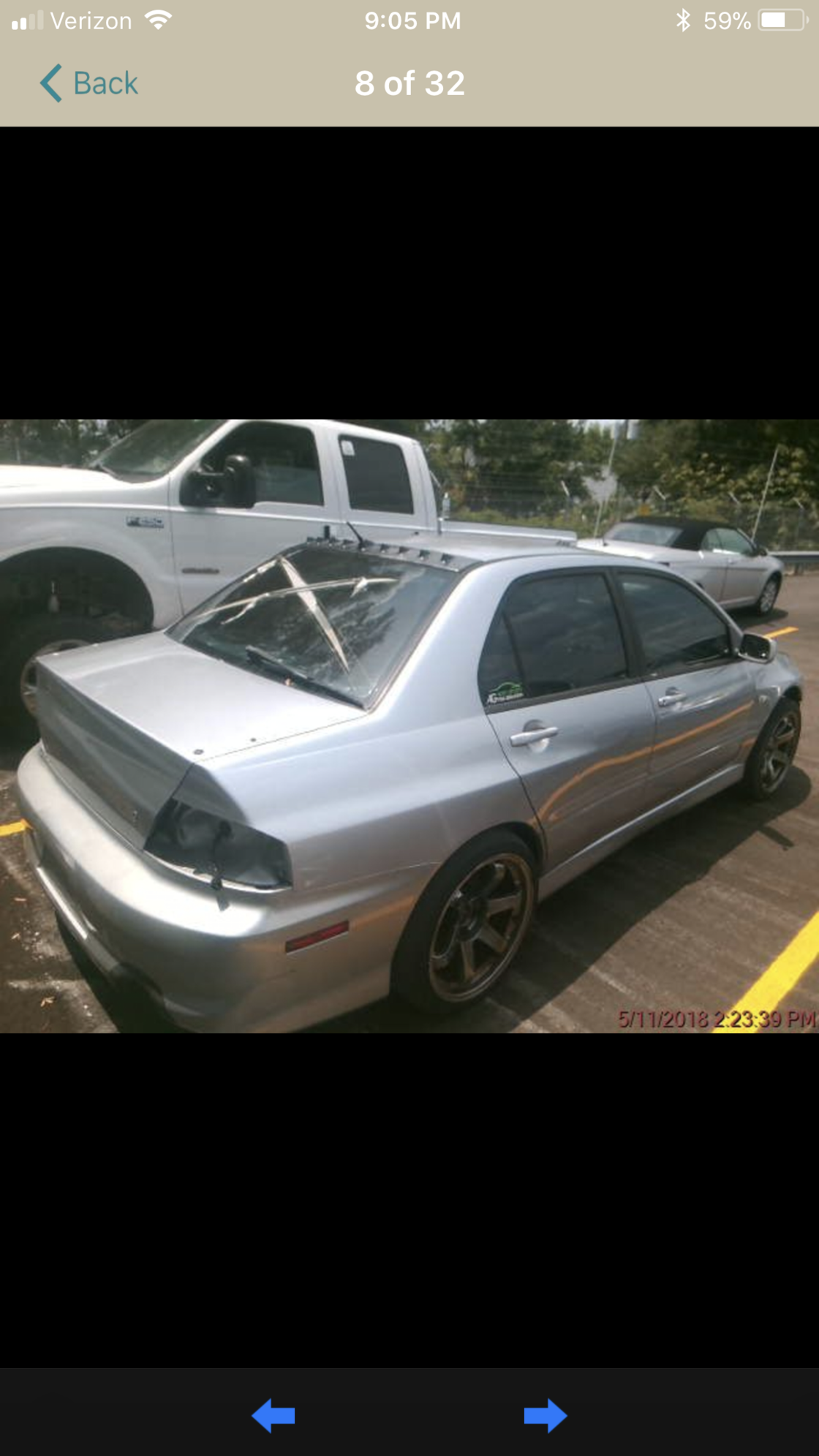2005 Mitsubishi Lancer Evolution - 2005 evolution shell silver - Used - VIN JA3AH86DX5U026044 - Lansing, MI 48911, United States