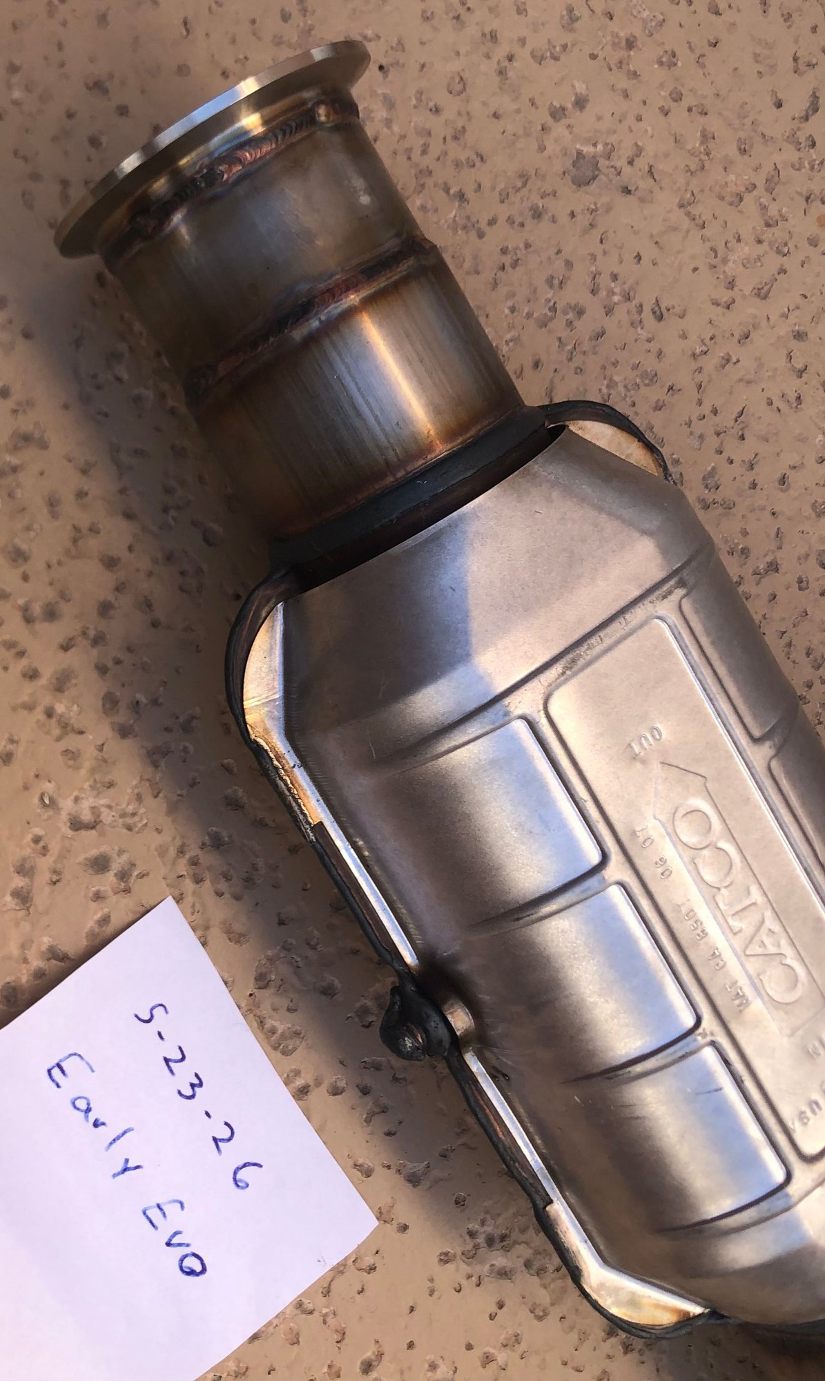 Engine - Exhaust - BR V-Band 3 inch high flow cat - New - 2003 to 2006 Mitsubishi Lancer Evolution - Henderson, NV 89052, United States