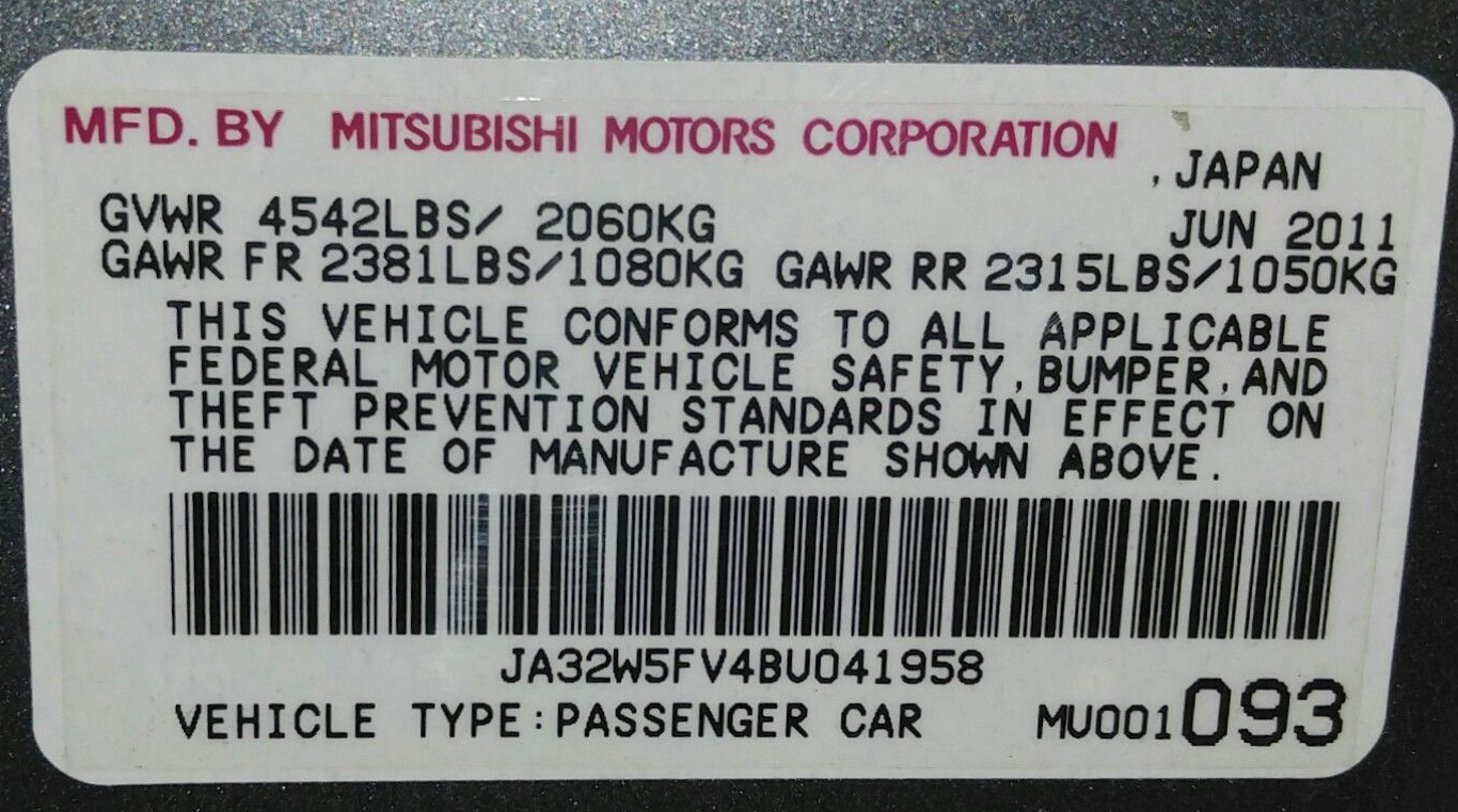 2011 Mitsubishi Lancer Evolution - TX: 2011 Mitsubishi Lancer Evolution MR low miles - Used - VIN JA32W5FV4BU041958 - 21,177 Miles - 4 cyl - AWD - Manual - Sedan - Gray - Lake Jackson, TX 77566, United States