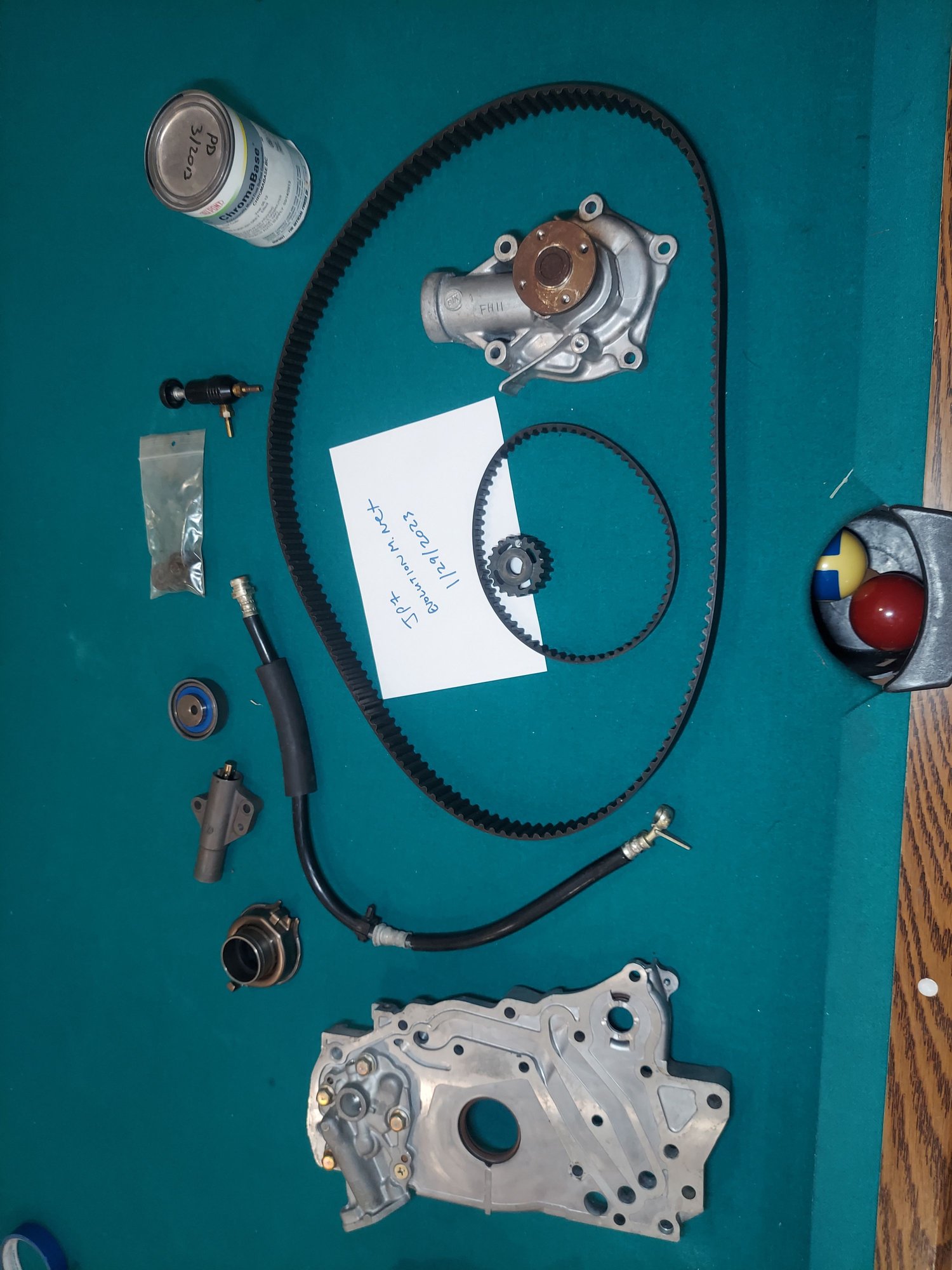 Engine - Internals - Evo 9 4g63 oil pump / front cover w/ 20K miles on it - Used - 2002 to 2007 Mitsubishi Lancer Evolution - South Chicago Suburbs, IL 60475, United States