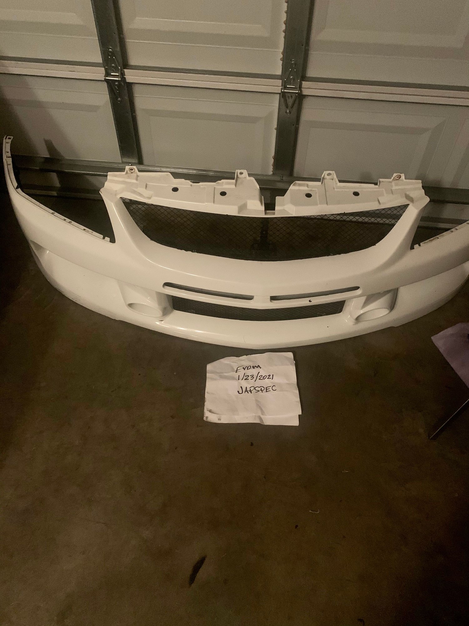 Accessories - Evo 9 front bumper for sale. - Used - 2005 to 2006 Mitsubishi Lancer Evolution - Ft Laud, FL 33319, United States