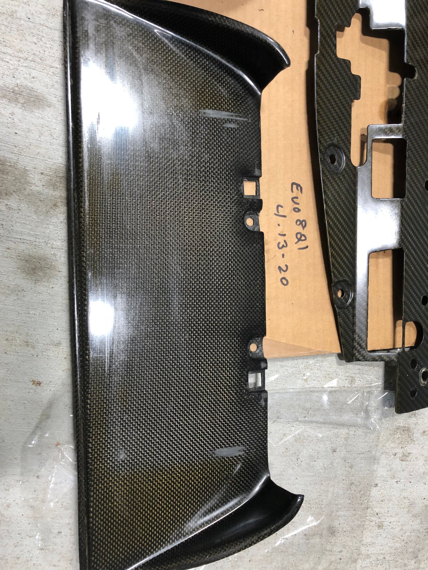 Exterior Body Parts - Evo 8-9 APR Carbon pieces - Used - 2003 to 2006 Mitsubishi Lancer Evolution - Baton Rouge, LA 70726, United States