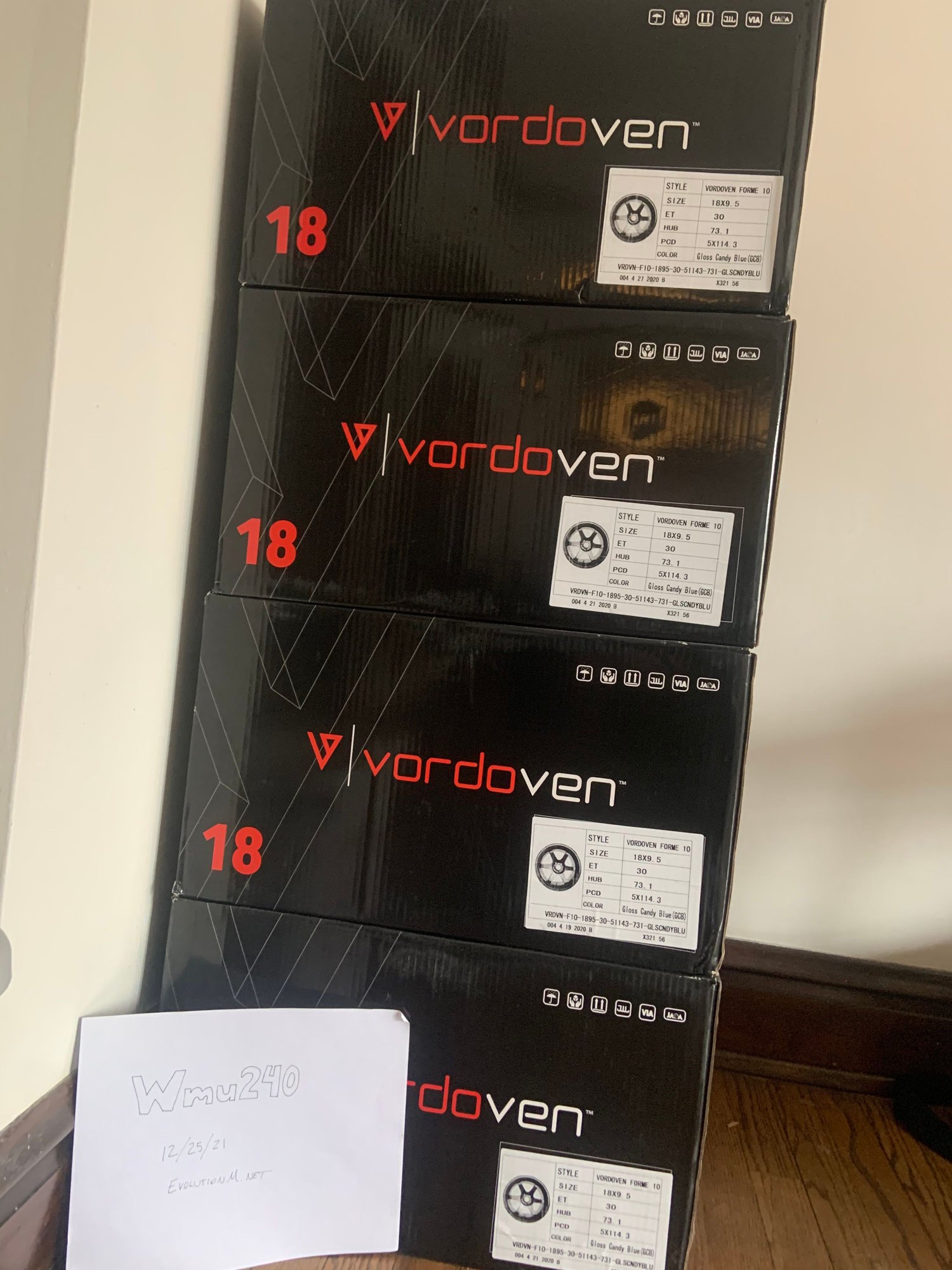 2006 Mitsubishi Lancer Evolution - FA 500 coilovers NIB and Vordoven 18x9.5 wheels - Forest Park, IL 60130, United States