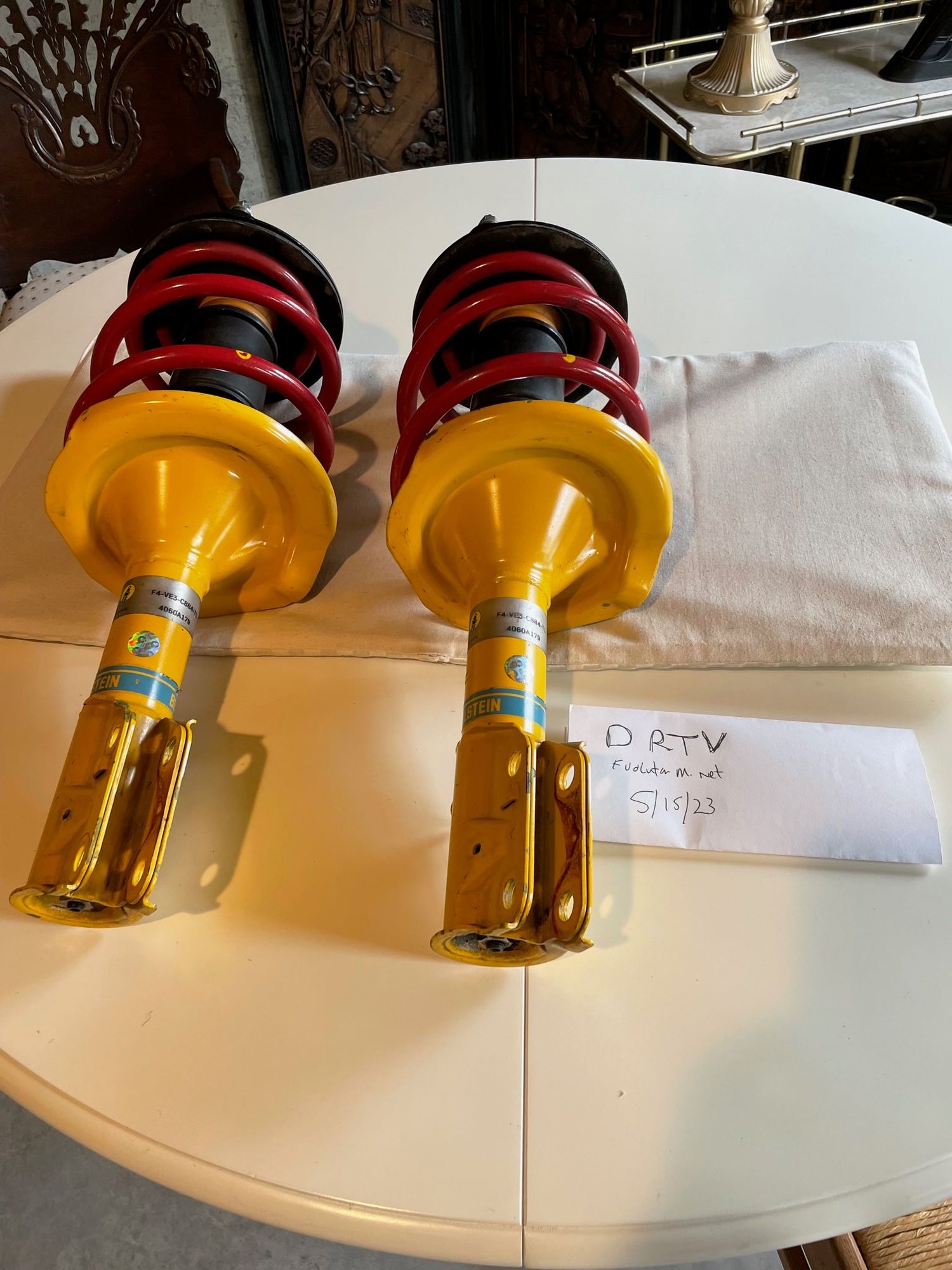 Steering/Suspension - OEM Evo X MR struts and springs - Used - 2008 to 2015 Mitsubishi Lancer Evolution - Fairfax, VT 05454, United States