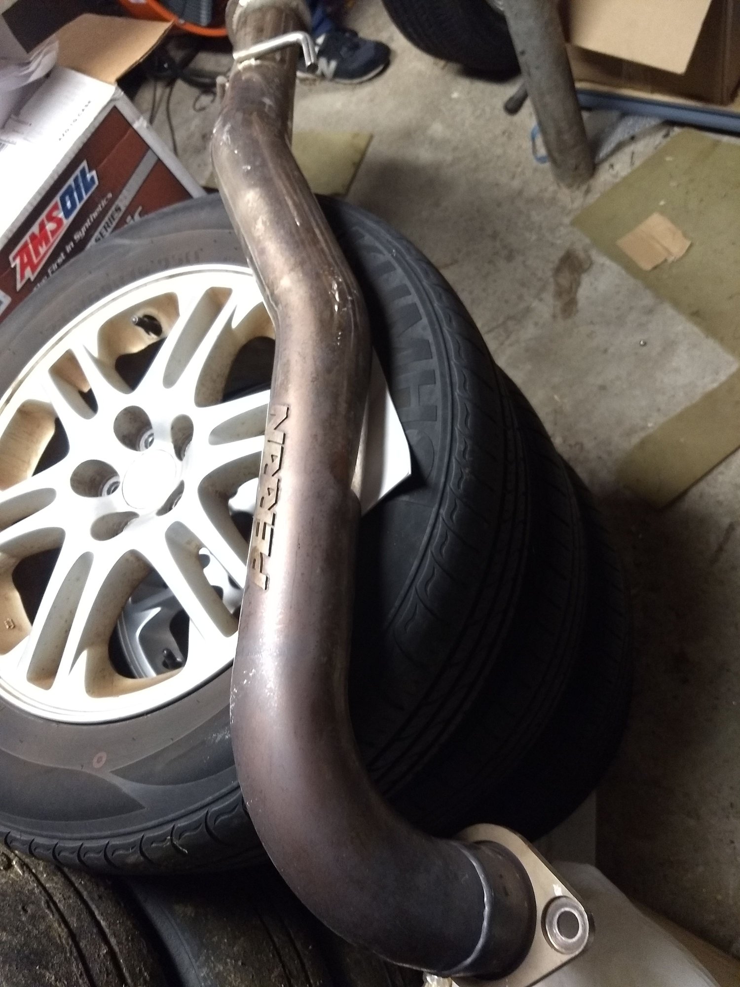Engine - Exhaust - Perrin downpipe Evo IX - Used - 2003 to 2006 Mitsubishi Lancer Evolution - Woburn, MA 01801, United States