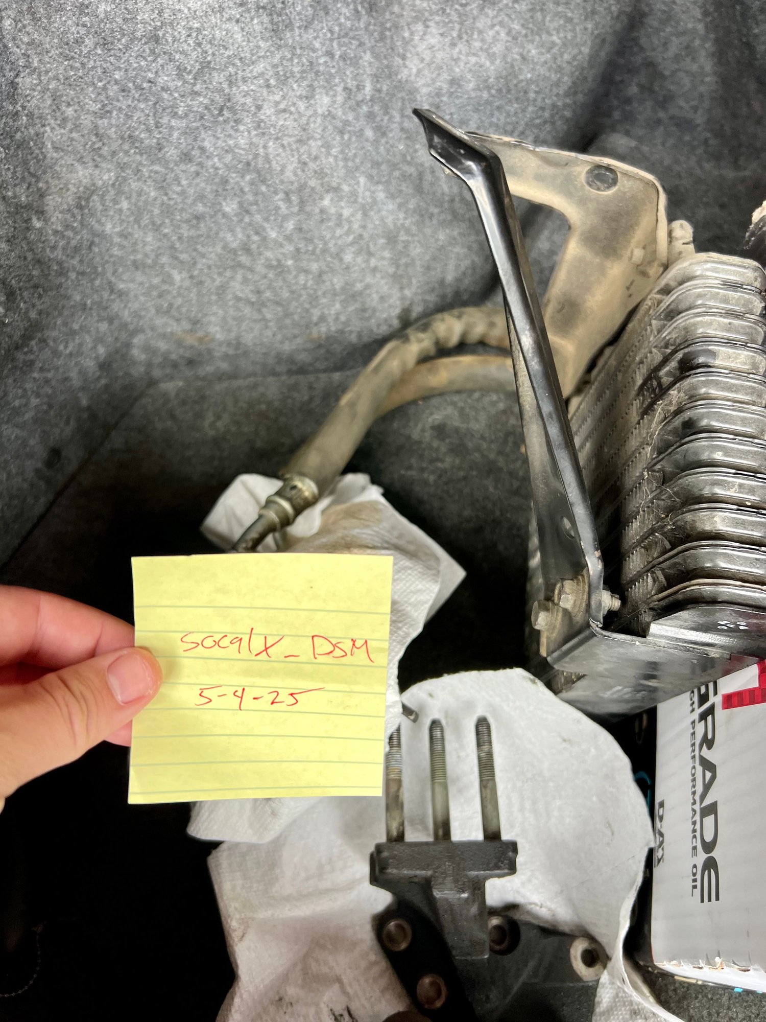 Engine - Internals - OEM Evo 8 Oil Filter Housing w/ Cooler - Used - -1 to 2026  All Models - La, CA 90017, United States