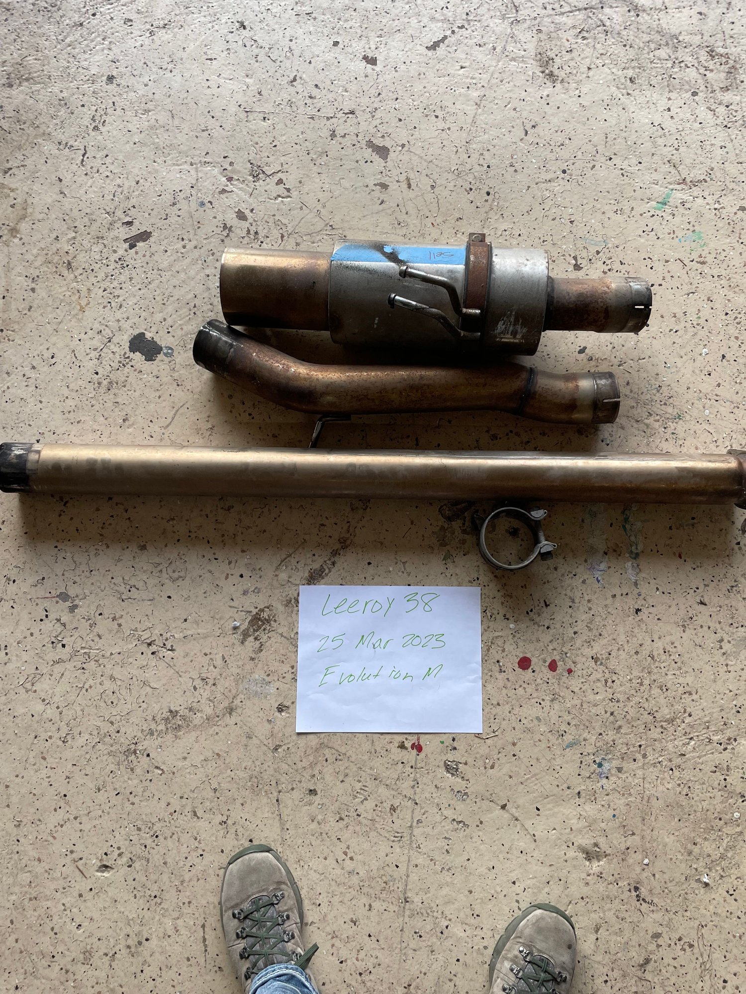 2014 Mitsubishi Lancer Evolution - No name exhaust - Engine - Exhaust - $100 - Spring, TX TEXAS, United States