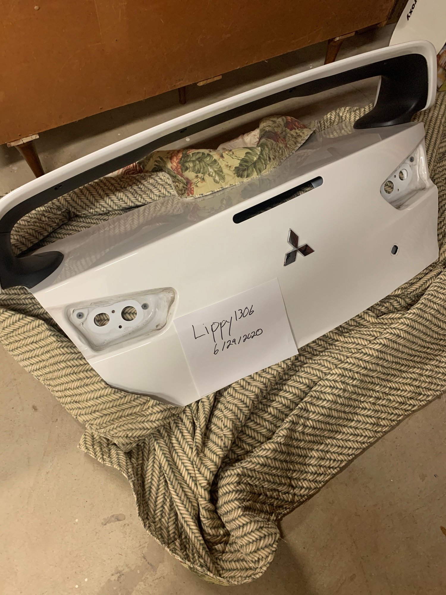 Exterior Body Parts - NJ: Evo x OEM WW SSS Trunk lid and Spoiler - Used - 2008 to 2015 Mitsubishi Lancer Evolution - Hackettstown, NJ 07840, United States