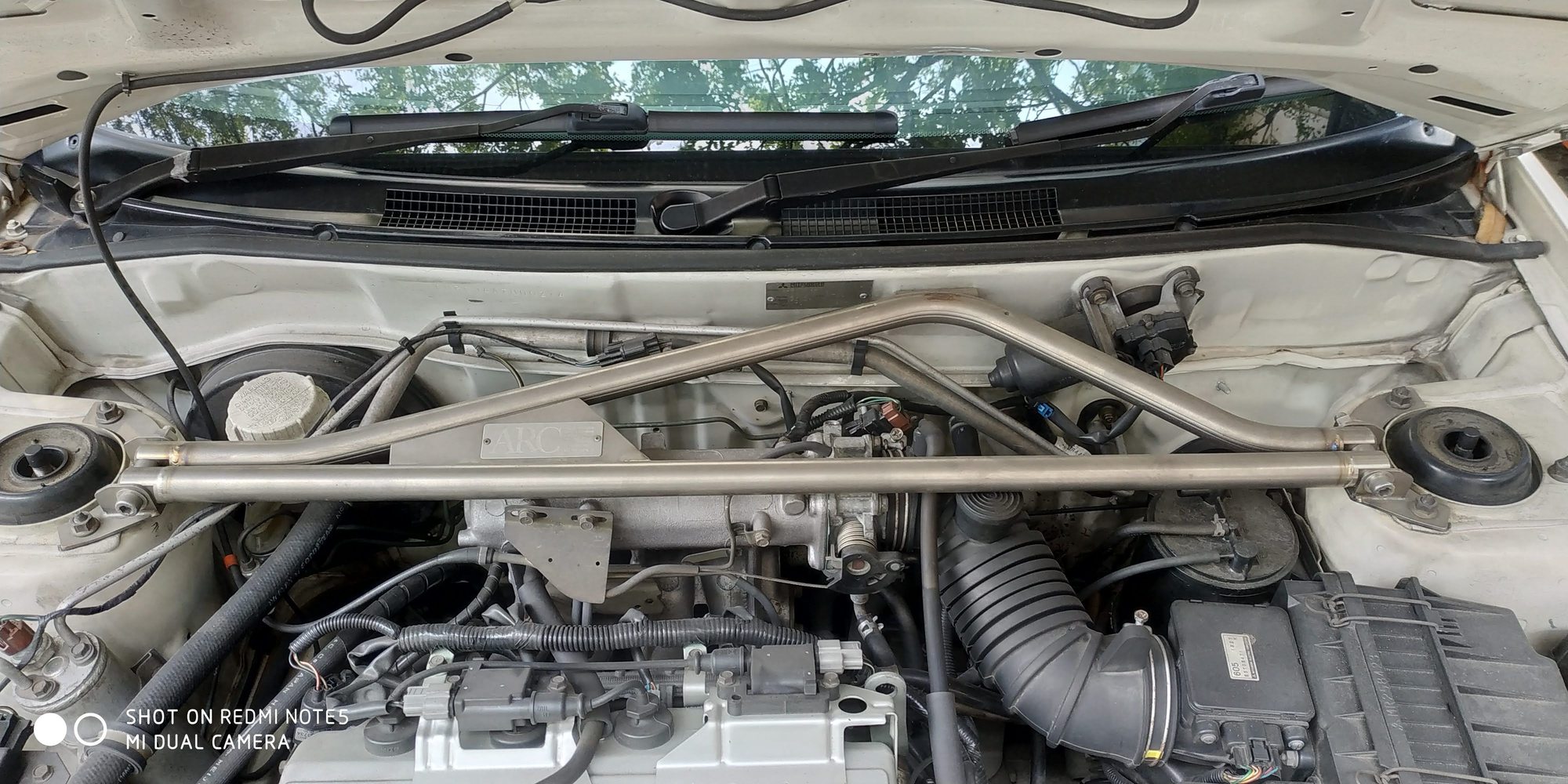 Steering/Suspension - ARC Titanium 3 Point front strut bar - Used - 1996 to 2000 Mitsubishi Lancer Evolution - Singapore